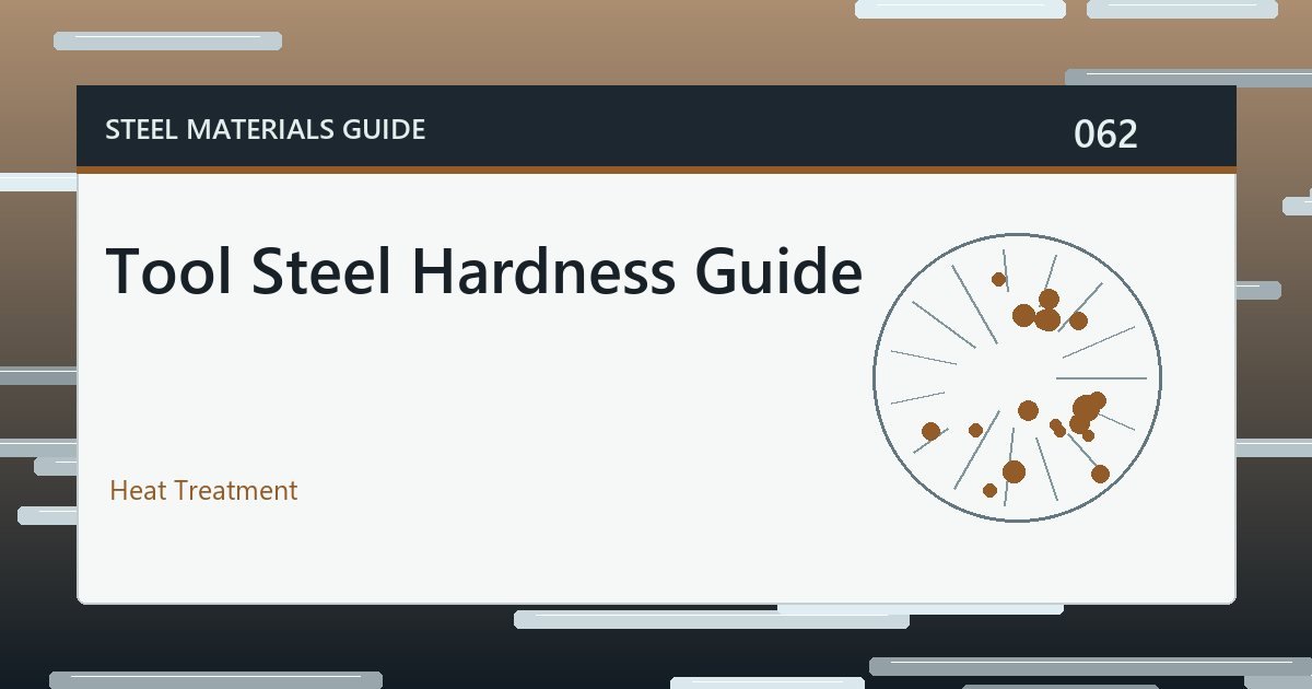 Tool Steel Hardness Guide guide thumbnail