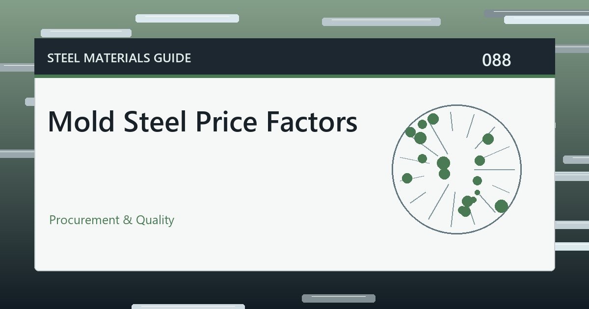 Mold Steel Price Factors guide thumbnail