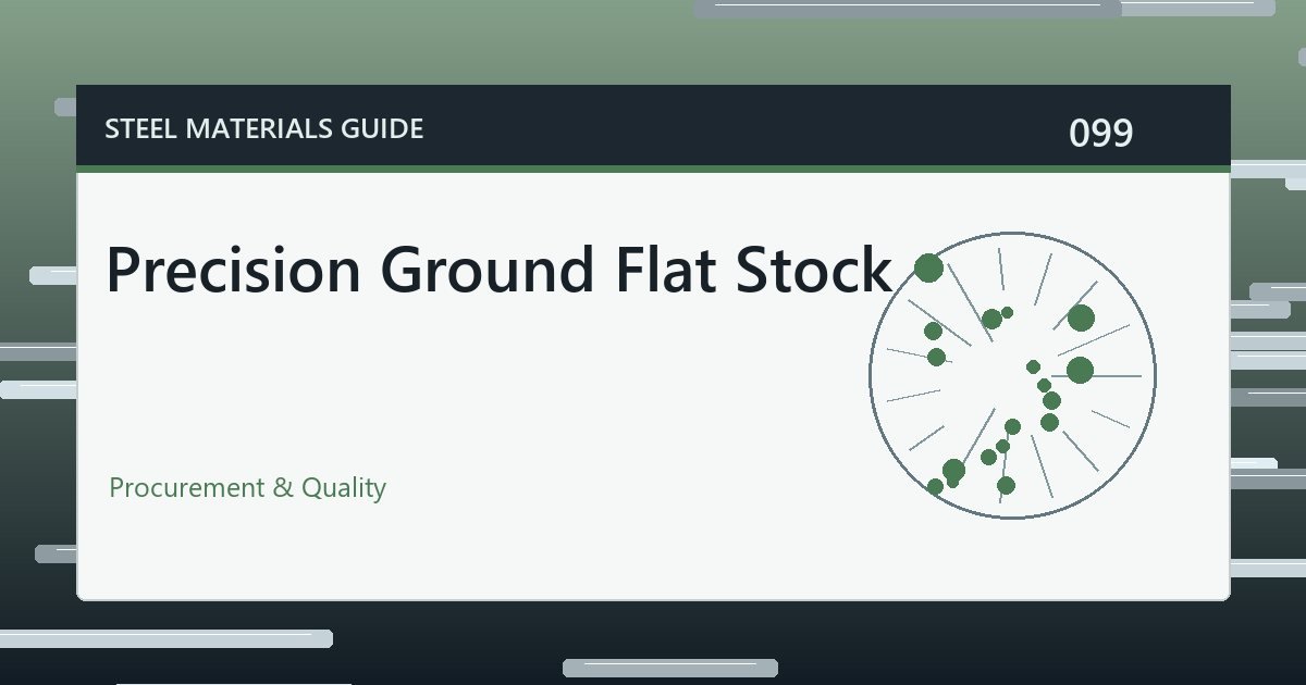 Precision Ground Flat Stock guide thumbnail